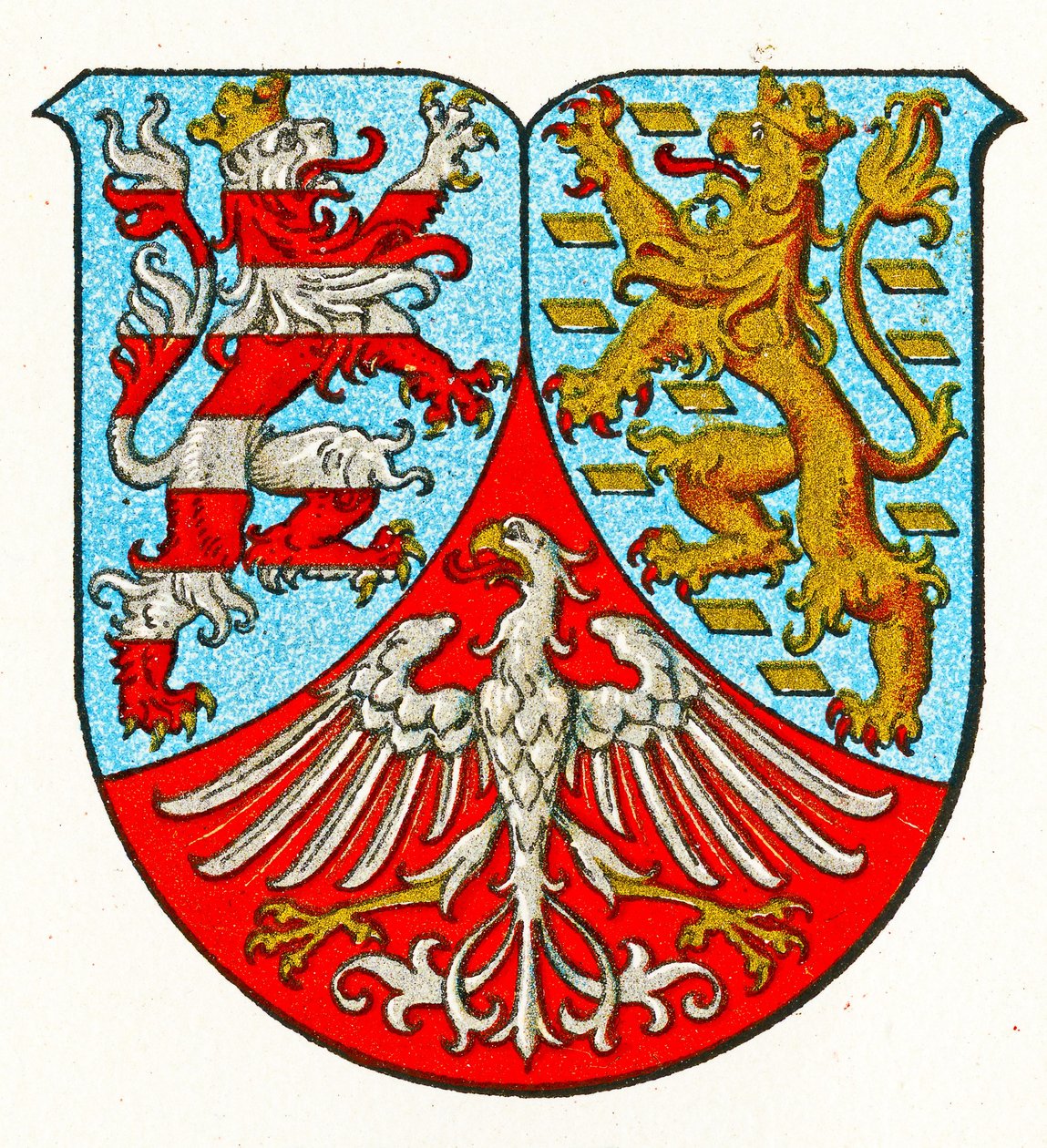 Erb Hessen-Nassau, kolem roku 1898 od German School