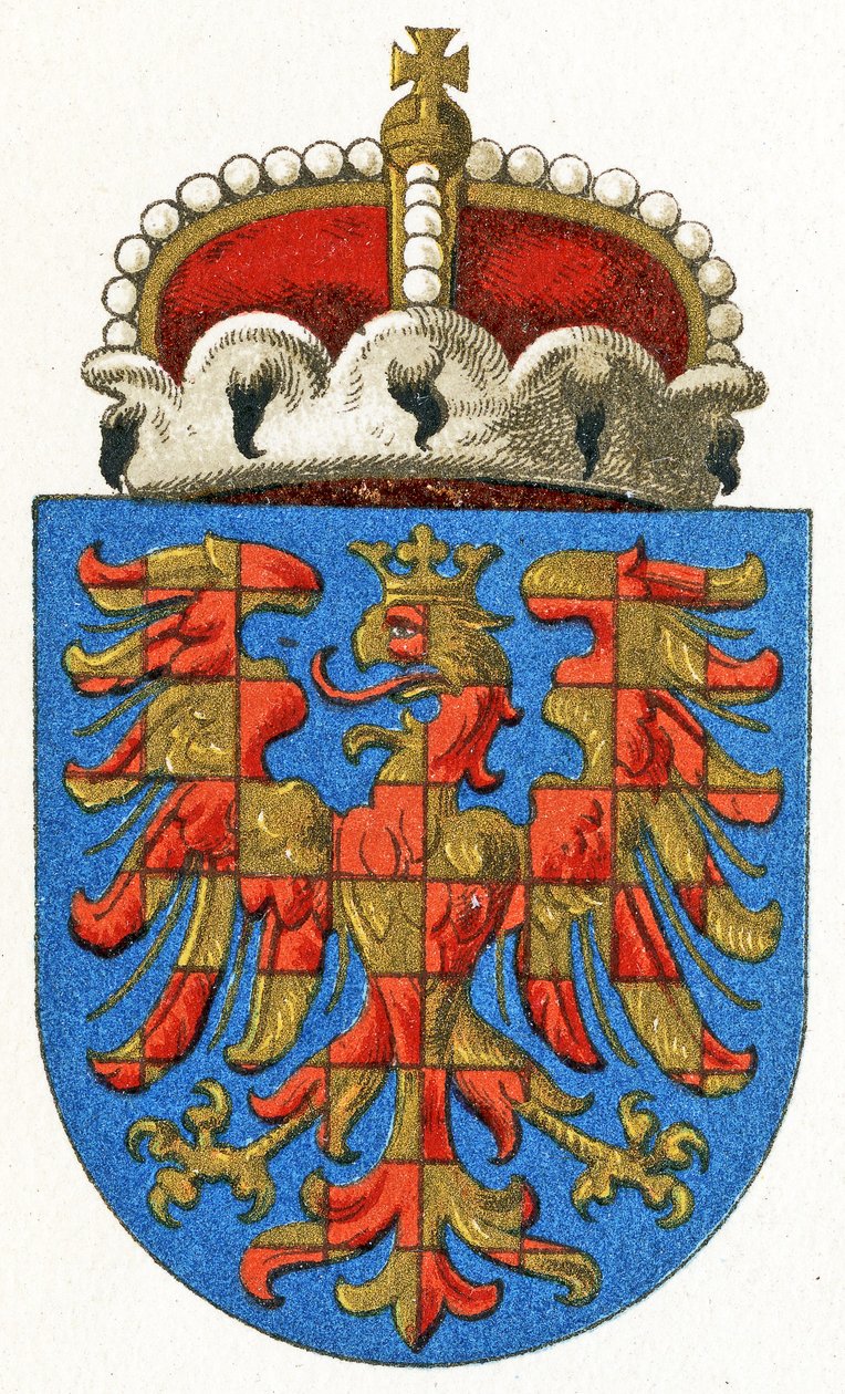 Znak Moravy, kolem 1898 od German School