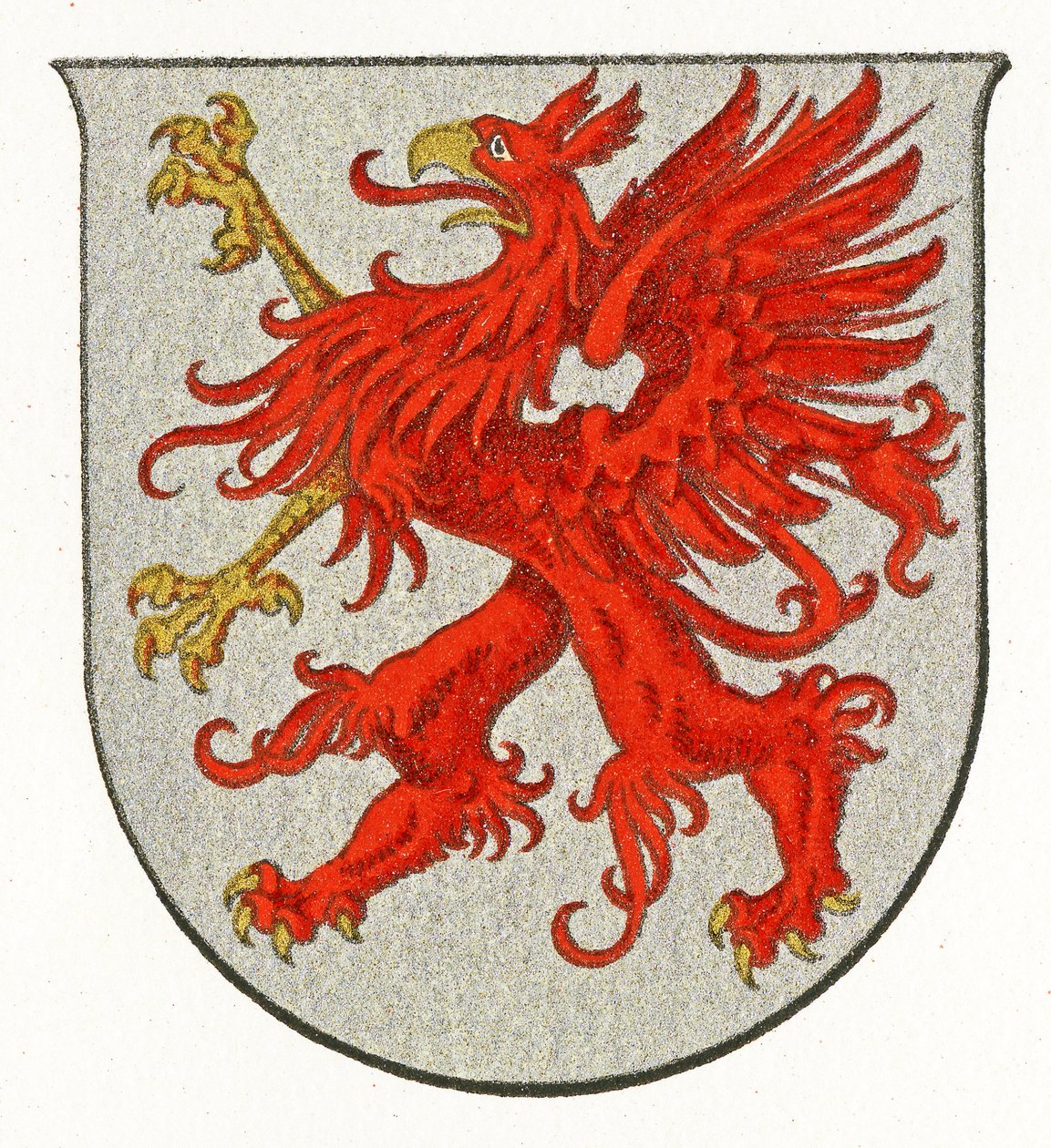 Erb Pomořanska, c, 1898 od German School