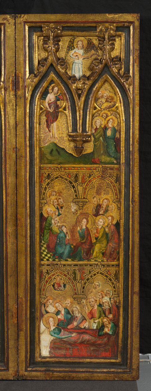 Triptych Ukřižování (dříve známý jako Estouteville Triptych) (pravé křídlo), kolem 1374 (tempera na panelu) od German School