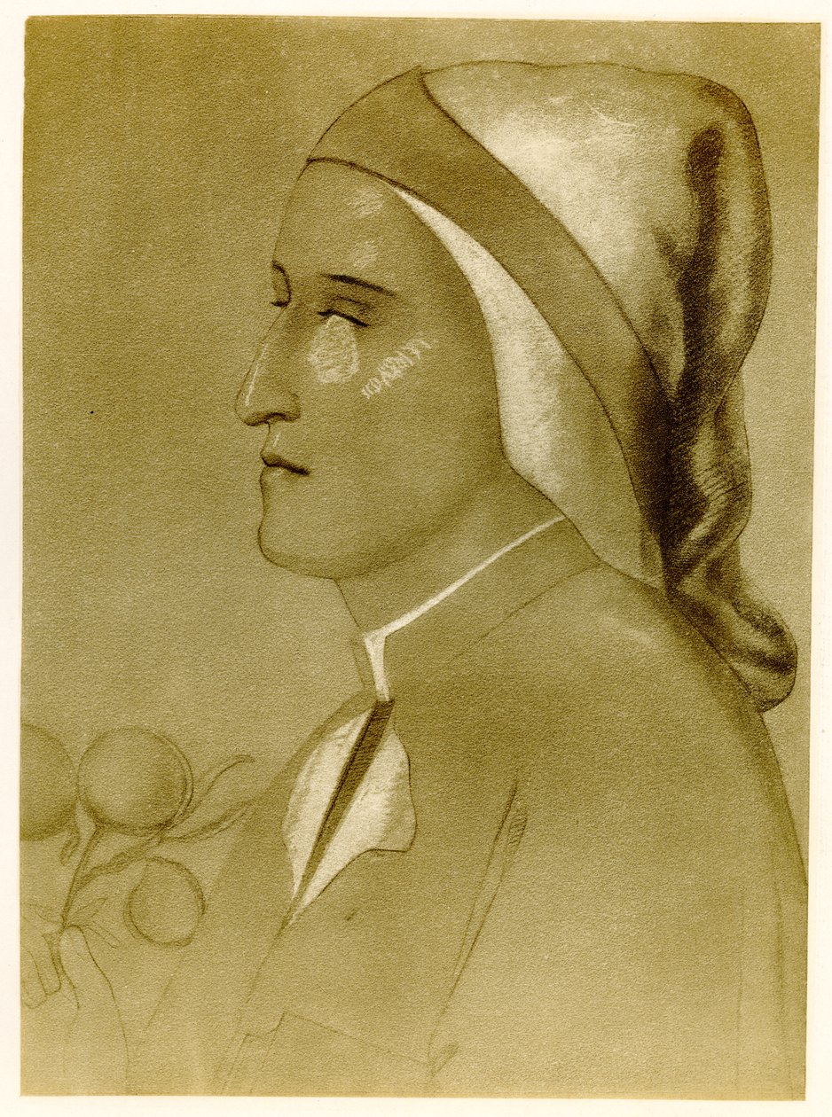 Dante Alighieri, 1884-90 (fototyp) od German School