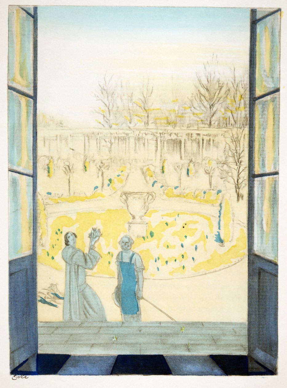 The First Flowers, from Styl, pub. 1922 (pochoir print) od German School