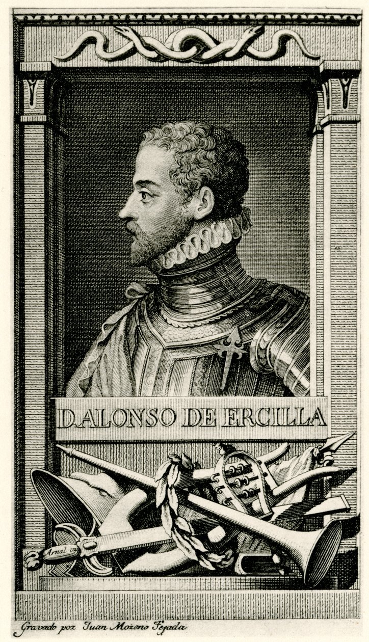 Don Alonso de Ercilla a Zuniga od German School
