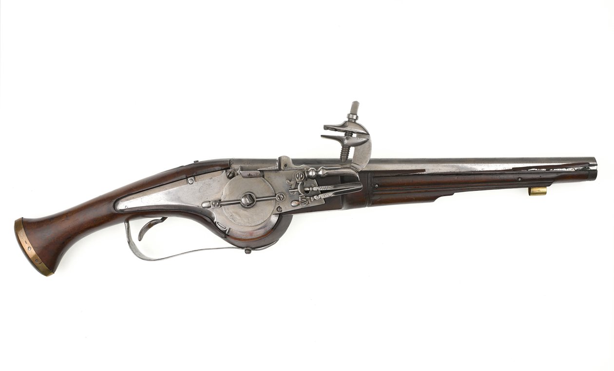Holandská nebo německá pistole s locklockem, c.1630 (pistole, wheellock) od German School