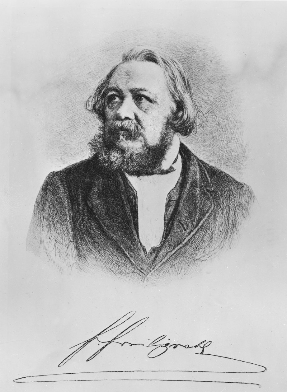 Ferdinand Freiligrath (litho) od German School