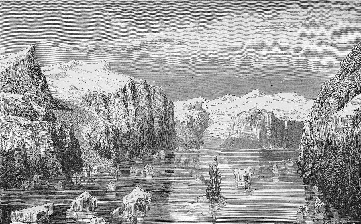 Fjord v zemi Francise-Josepha od German School