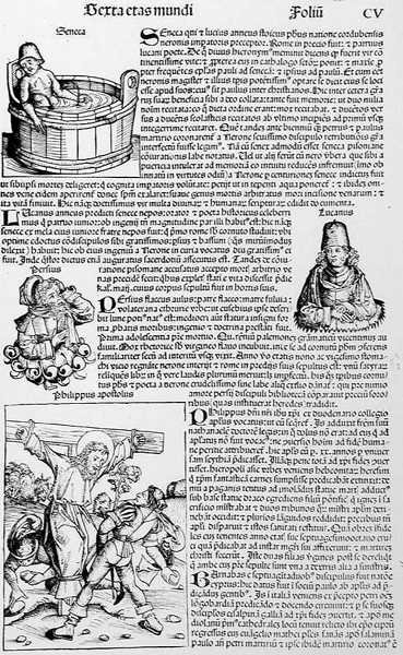 Folio CV, z Liber Chronicarum od Hartmanna Schedela (1440-1514) 1493 od German School