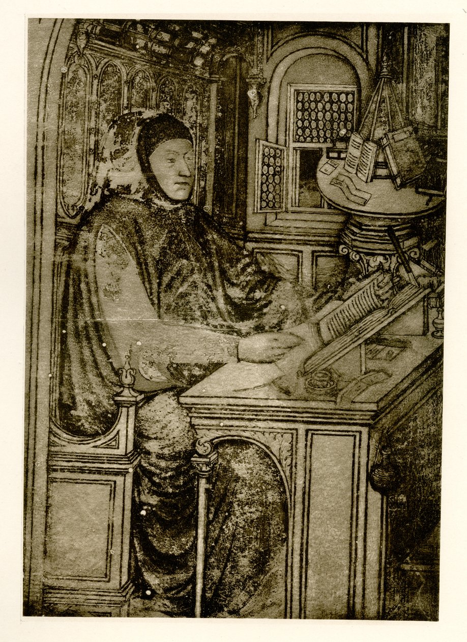 Francesco Petrarca, 1884-90 (fototyp) od German School