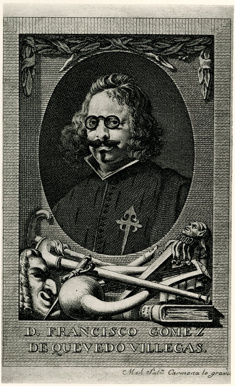 Francisco Gomez de Quevedo y Villegas od German School