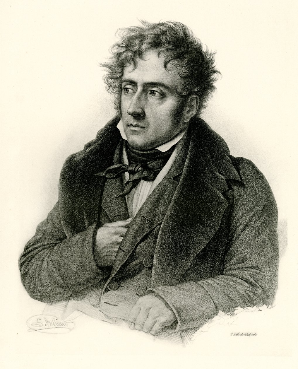 François René vikomt z Châteaubriand od German School