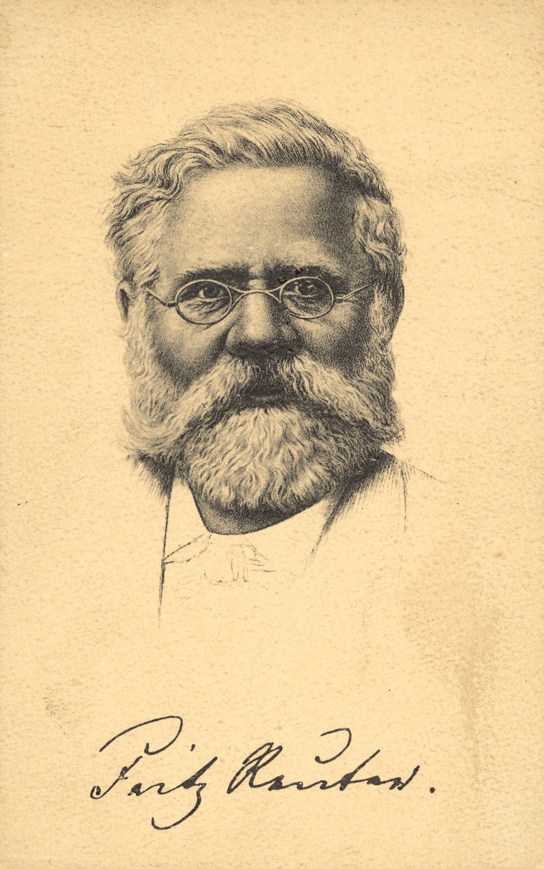 Fritz Reuter (litografie) od German School
