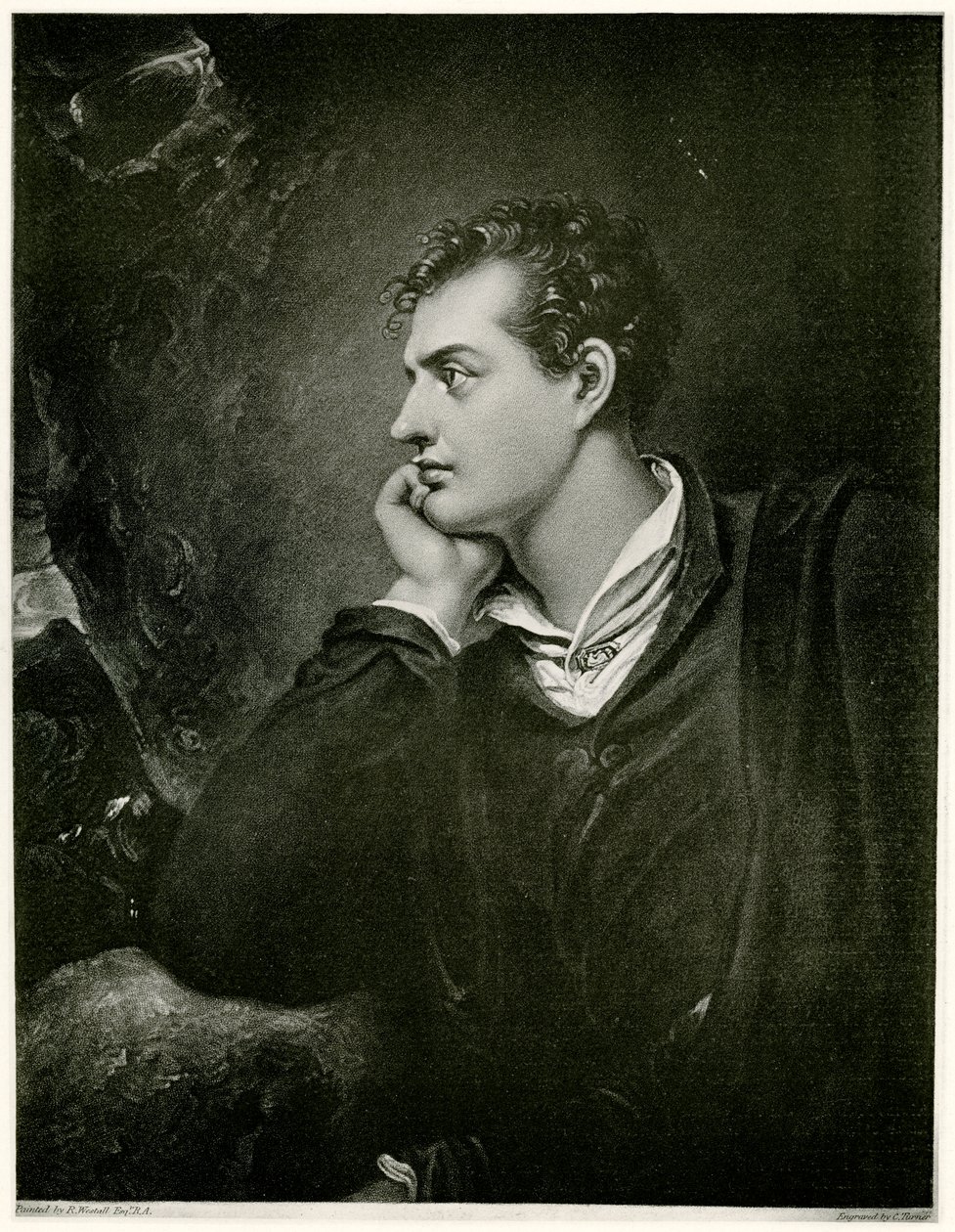 George Noel Gordon Lord Byron, 1884-90 (fototyp) od German School