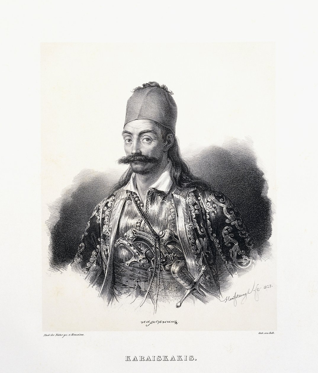 Georgios Karaiskakis (řecký hrdina) od German School