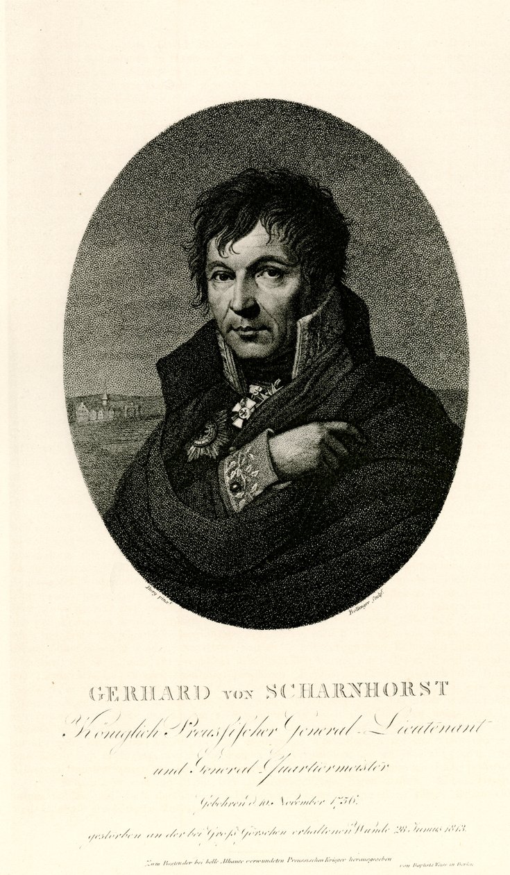 Gerhard Johann David von Scharnhorst, 1884-90 od German School