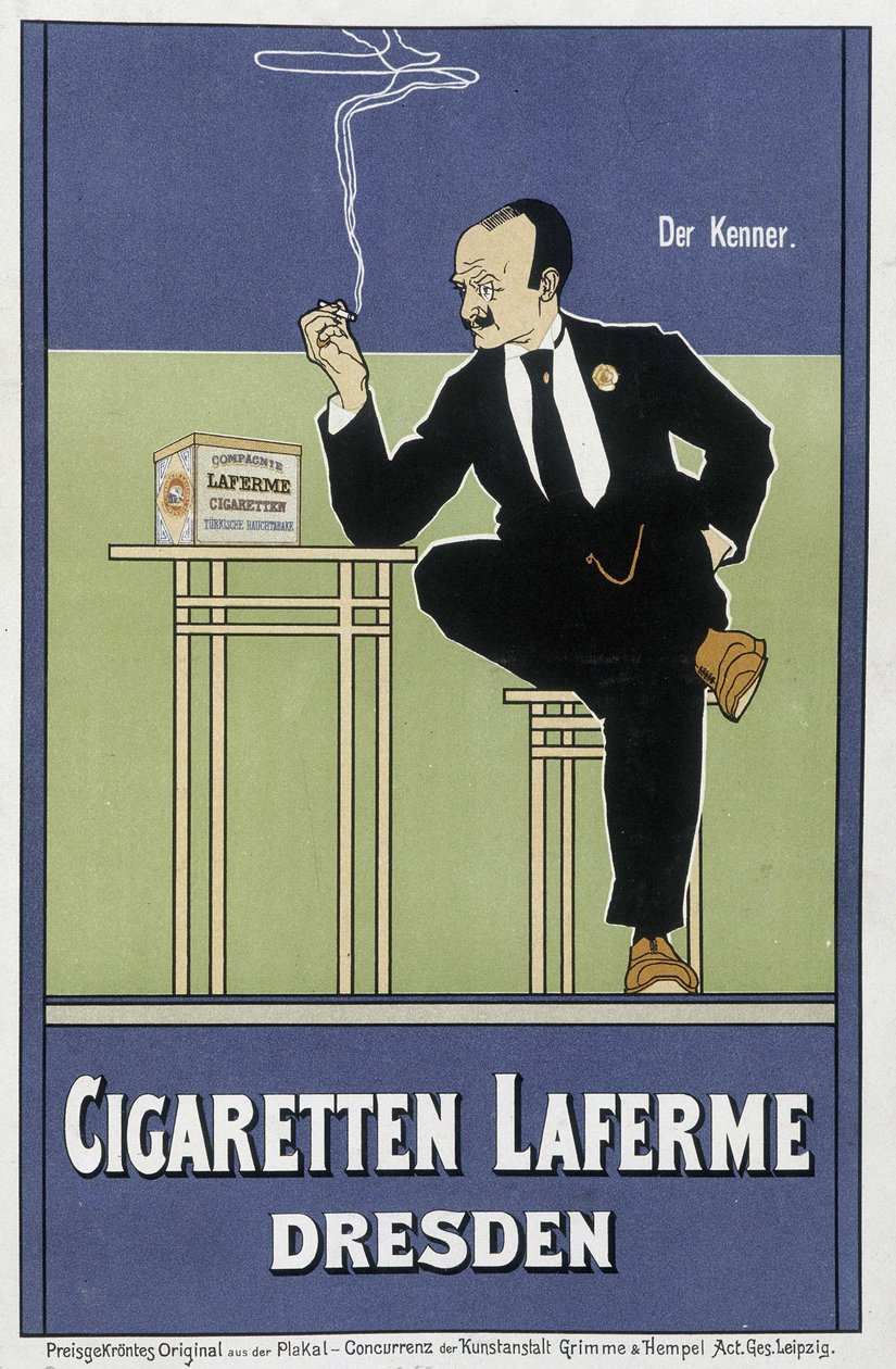 Německá reklama na cigarety Laferme od German School