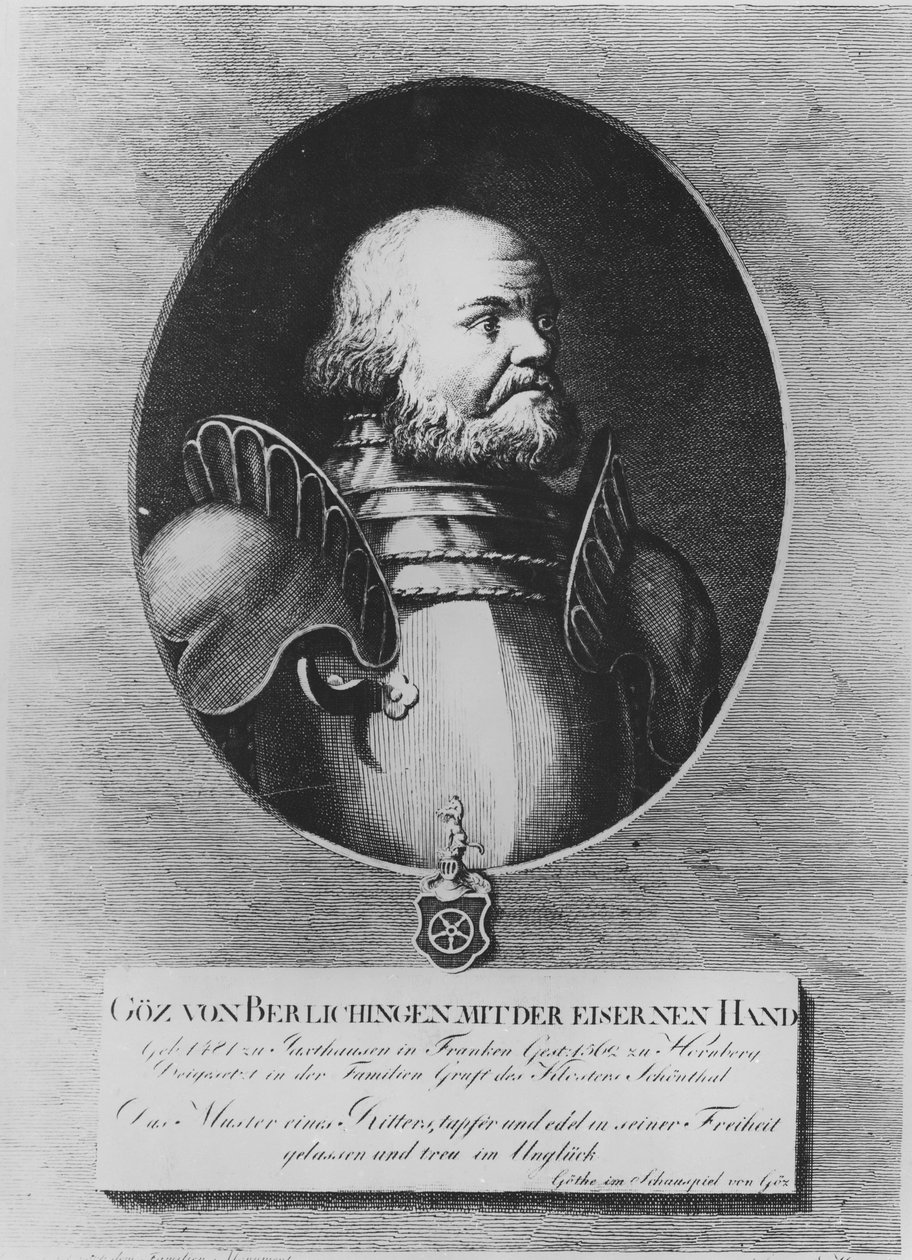 Götz von Berlichingen (rytina) od German School