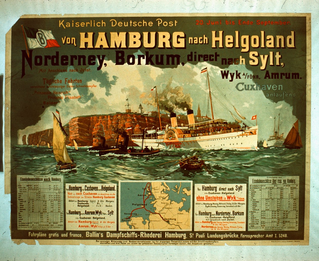 Hamburk na Helgoland od German School