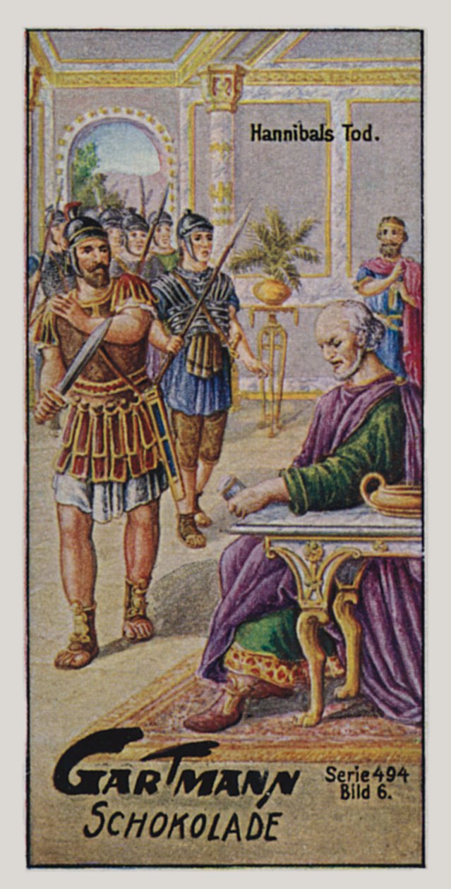 Hannibal (barevná litografie) od German School