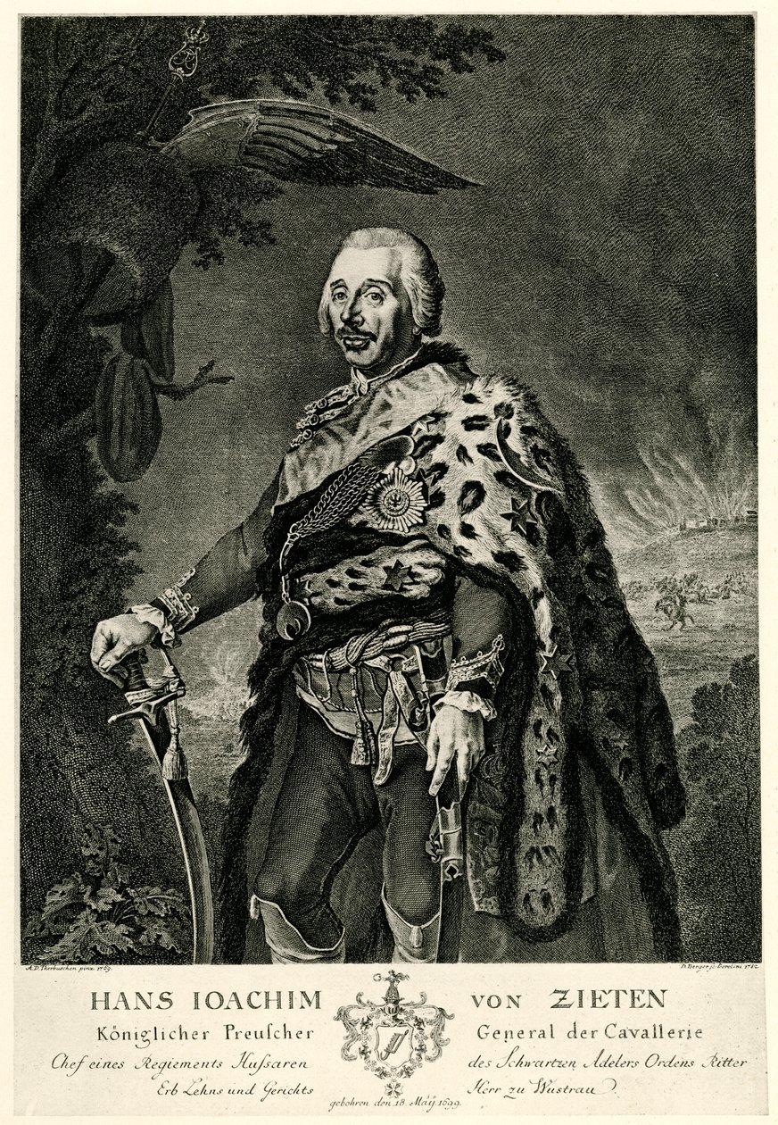 Hans Joachim von Zieten od German School