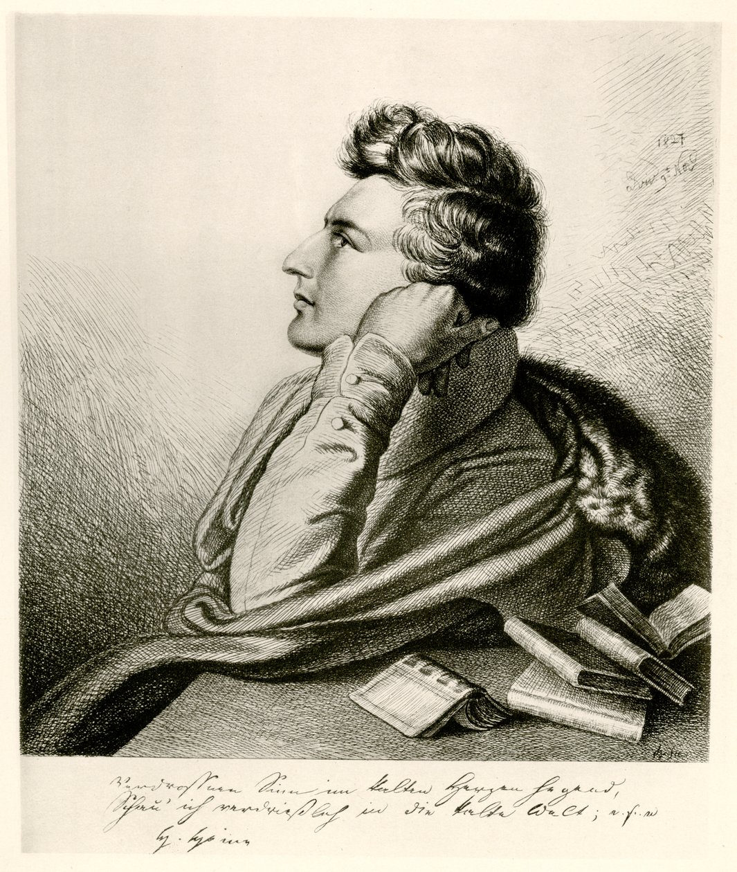Heinrich Heine, 1884-90 od German School