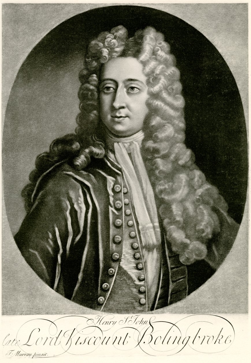 Henry St. John vikomt Bolingbroke od German School
