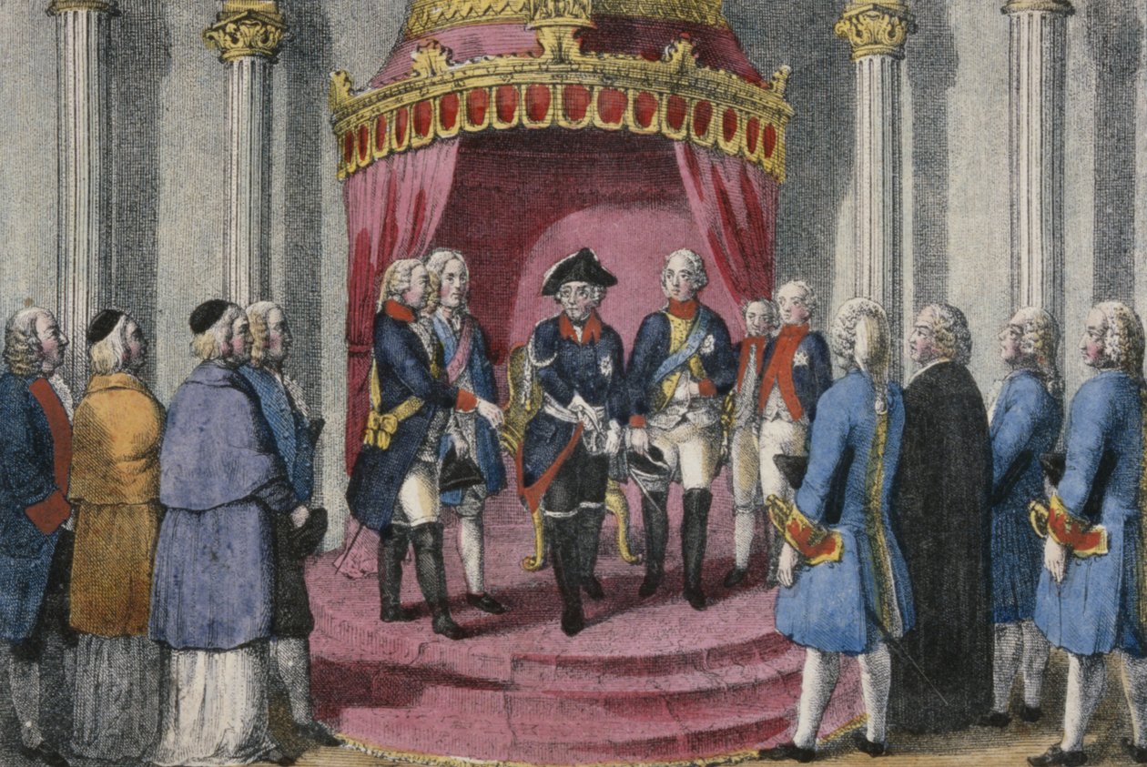 Pocta slezských stavů, 7. listopadu 1741 od German School