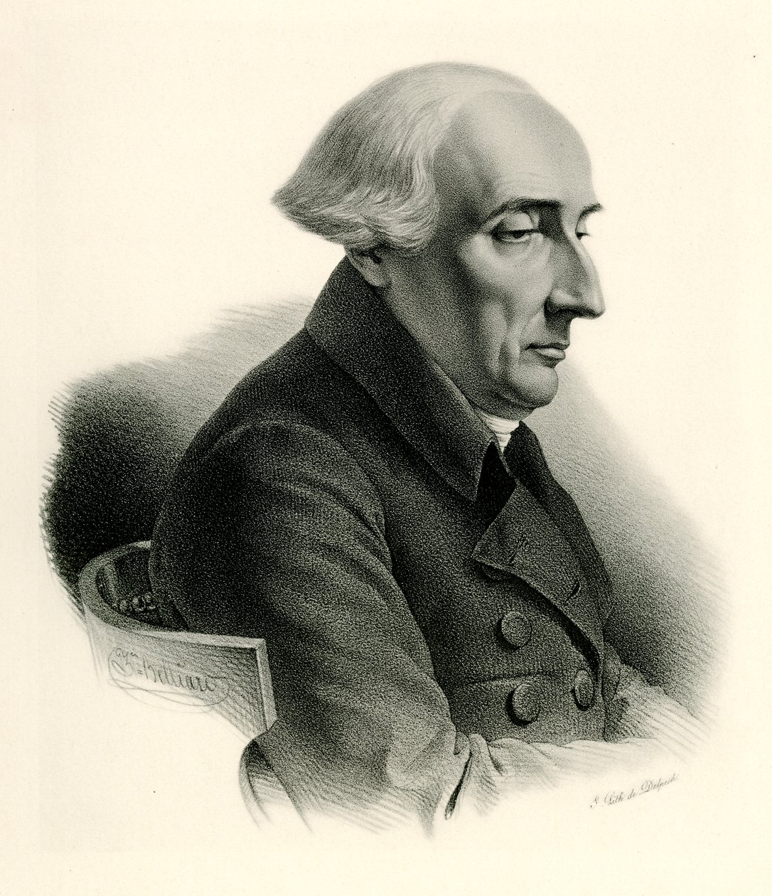 Joseph Louis Lagrange, 1884-90 (fototyp) od German School