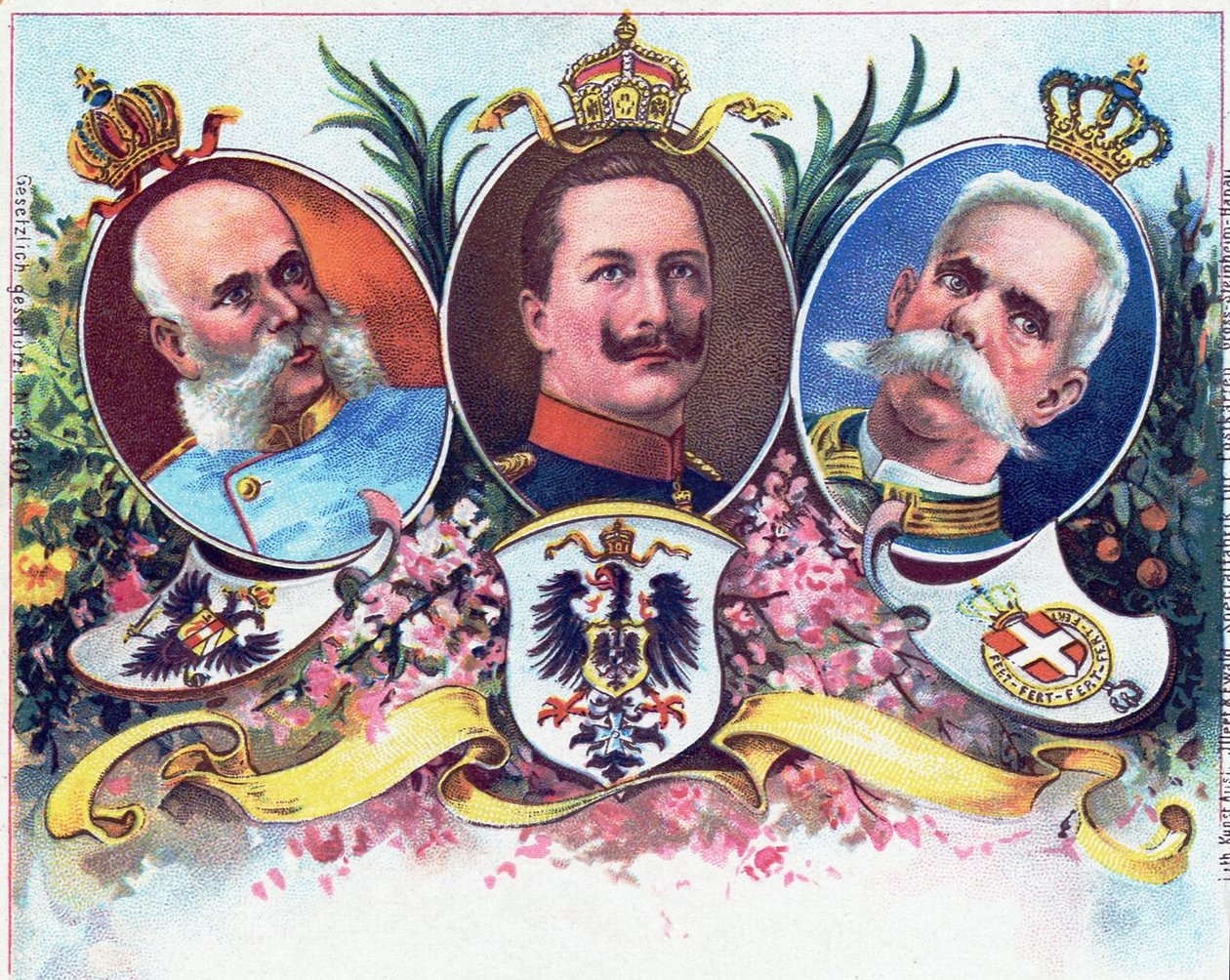 Kaiser Wilhelm II a jeho spojenci, 1899 od German School