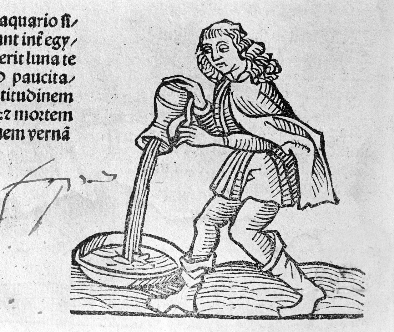 Le Aquarius - v Pojednání Johna Angela o velkých spojeních let a jejich revolucích a dokonalostech. Augsburg, Erhard Ratdolt od German School