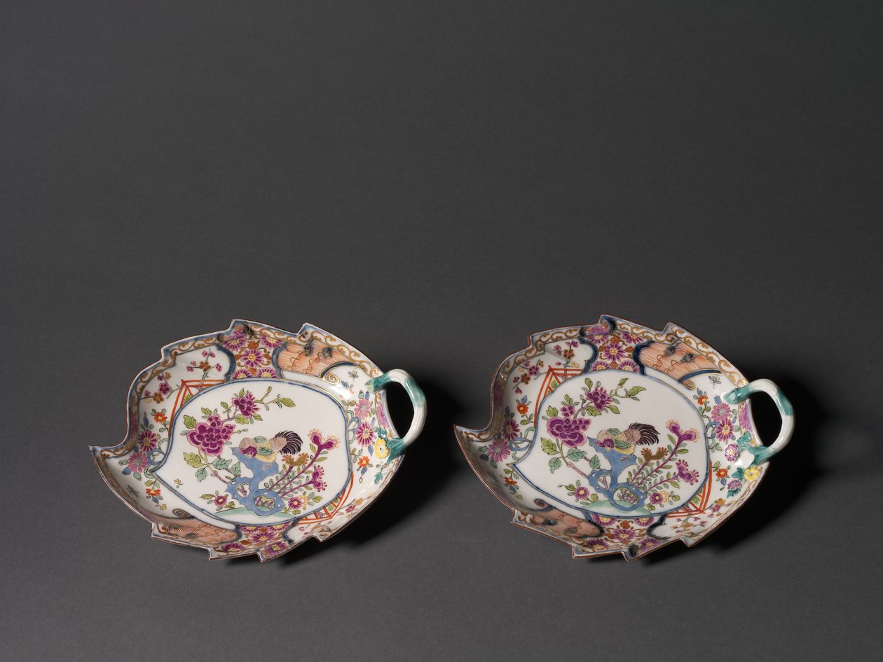 Listová mísa z Míšeňské porcelánky od German School