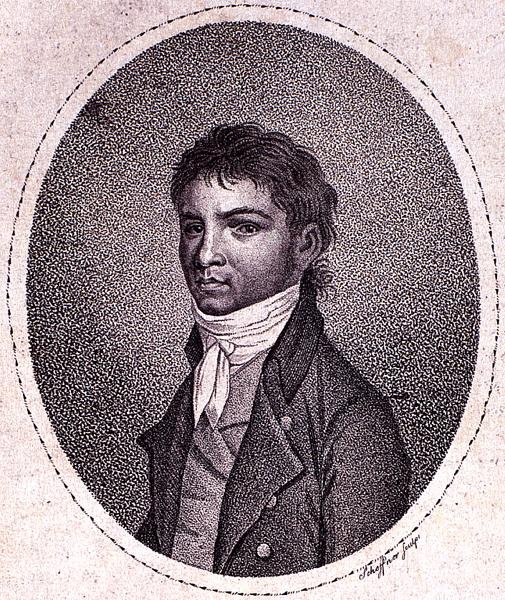 Louis van Beethoven (1712-73) rytý Scheffnerem (mezzotinta) od German School