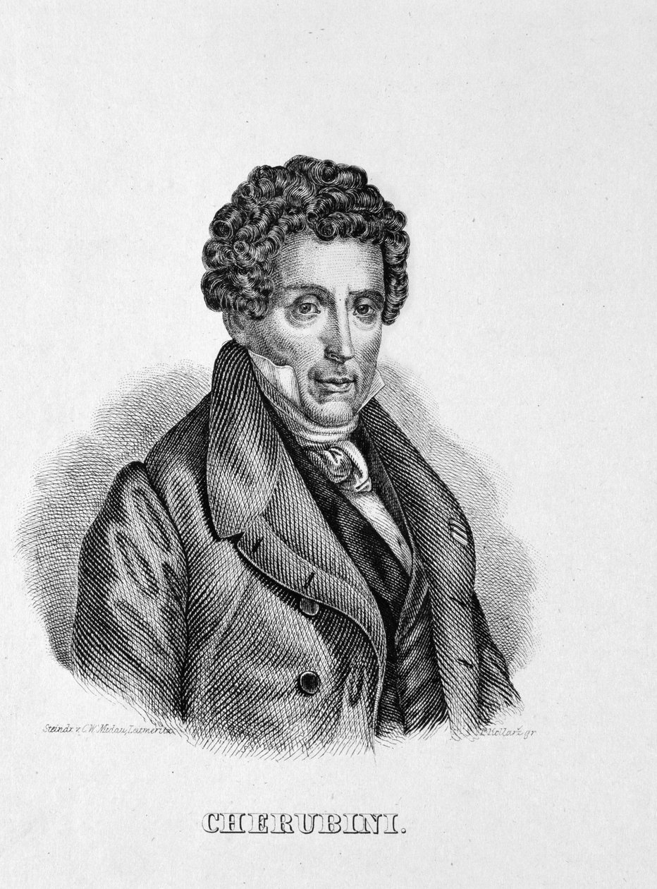 Luigi Cherubini (1760-1842) od German School