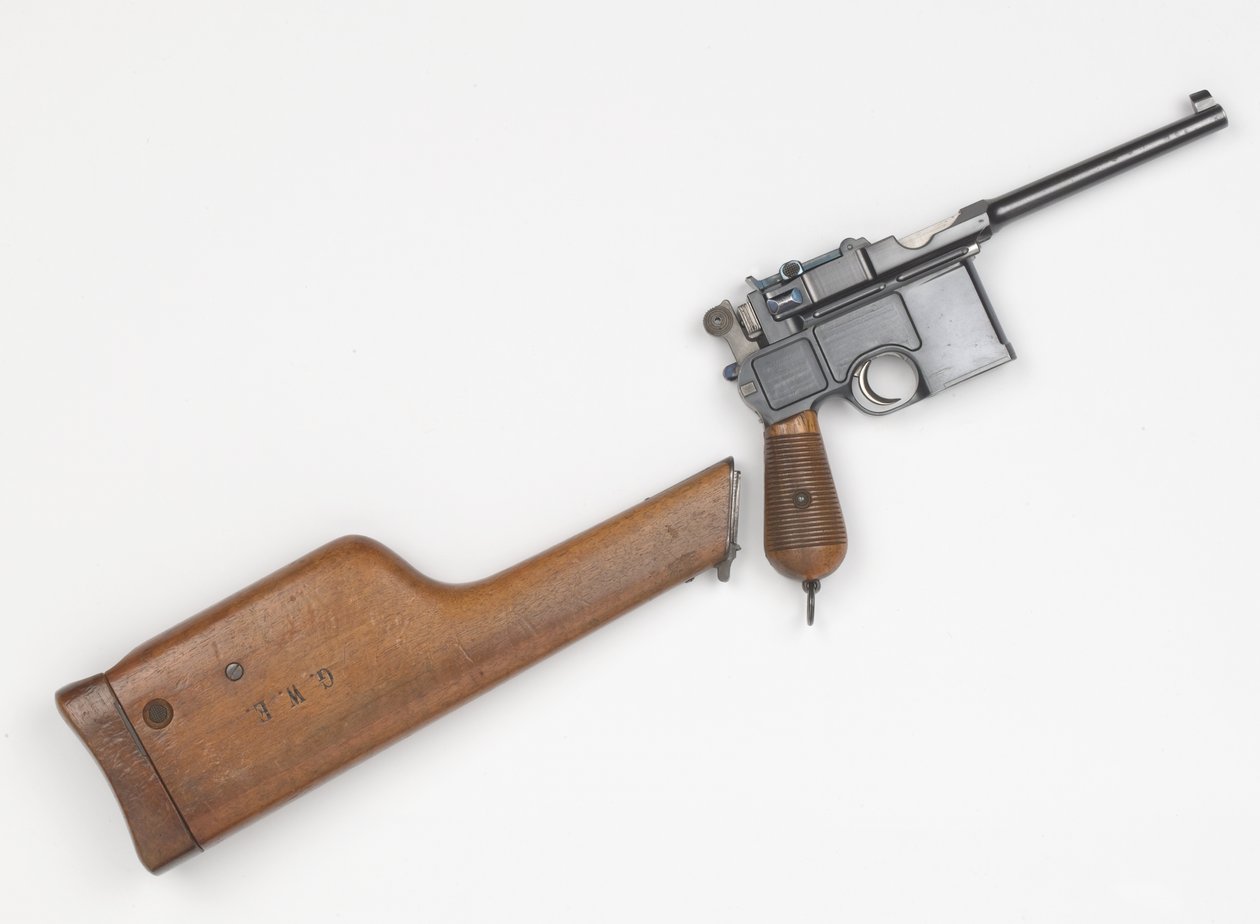 Pistole Mauser C96 ráže 7,63 mm od German School