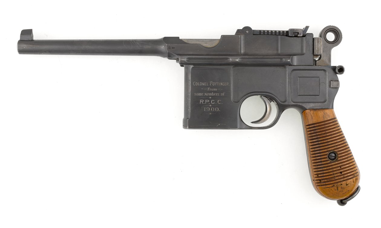 Samonabíjecí pistole Mauser Model 1896 ráže 7,63 mm od German School