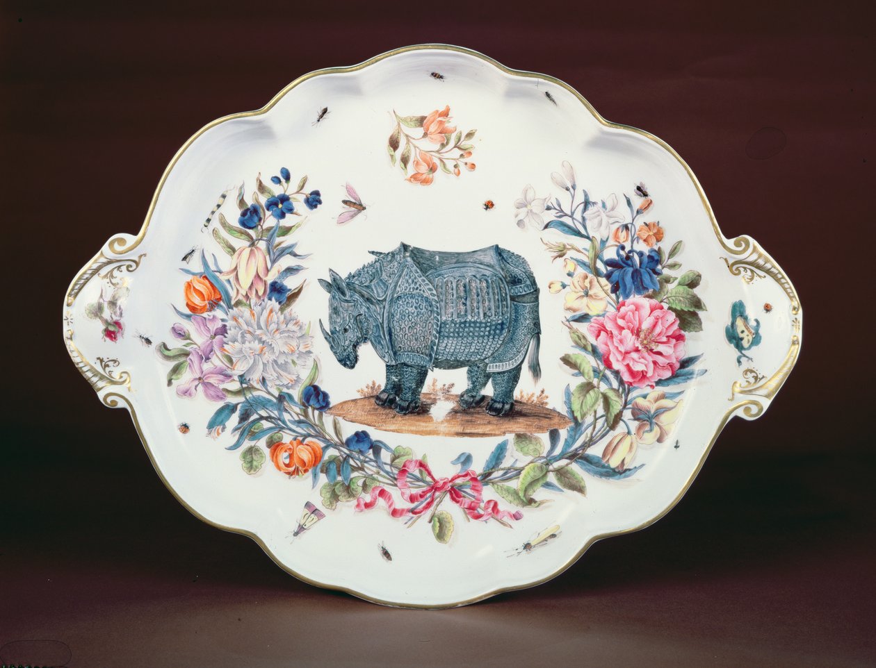 Míšeňský stojan pro středobod ze služby Northumberland, c.1745 (porcelán) od German School