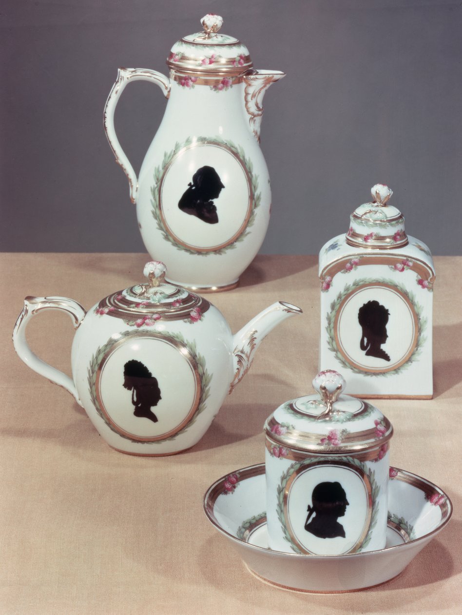 Míšeňský čajový servis (porcelán) od German School