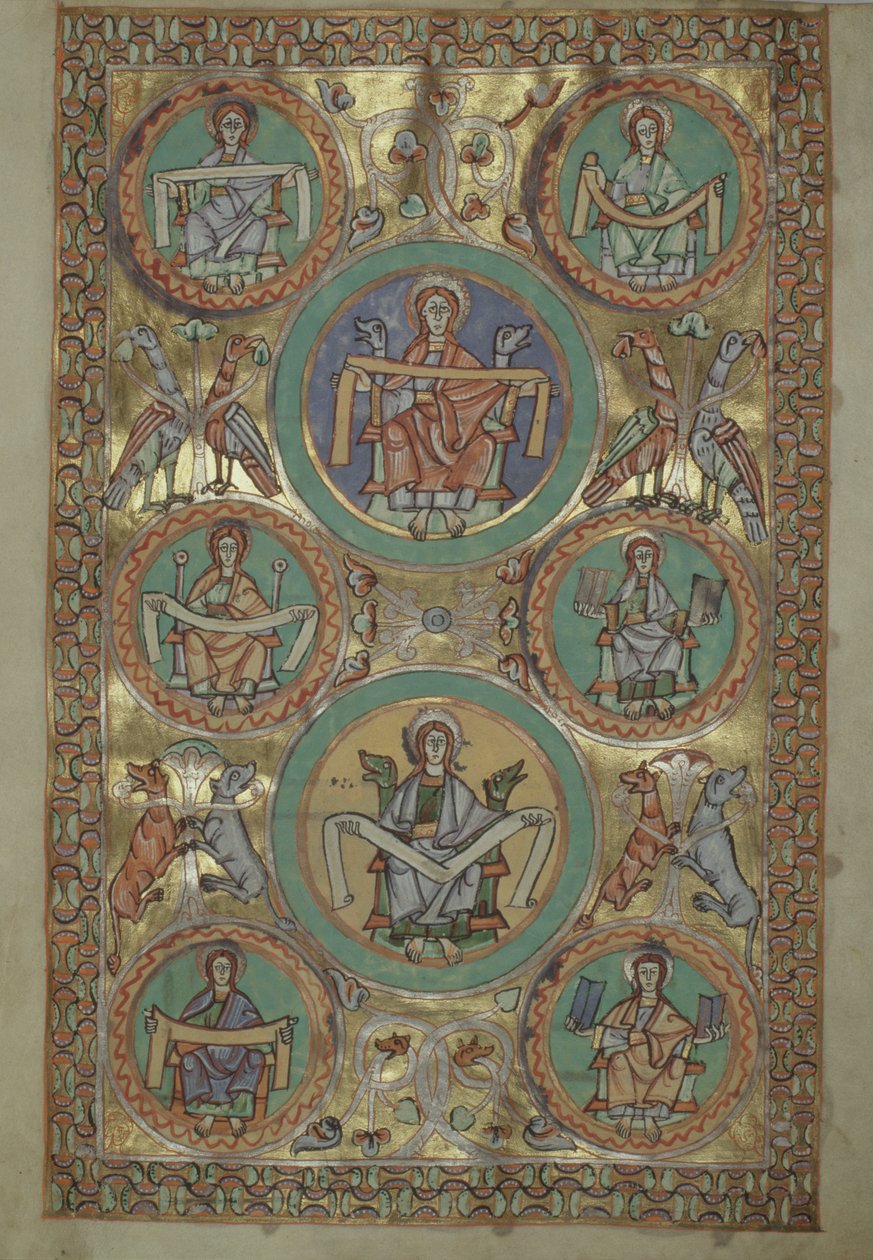 paní Czartová. 1207 IV, fol.11v Život Kristův podle sv. Matouše, z Evangeliarium katedrály v Plocku, kolem 1075 od German School