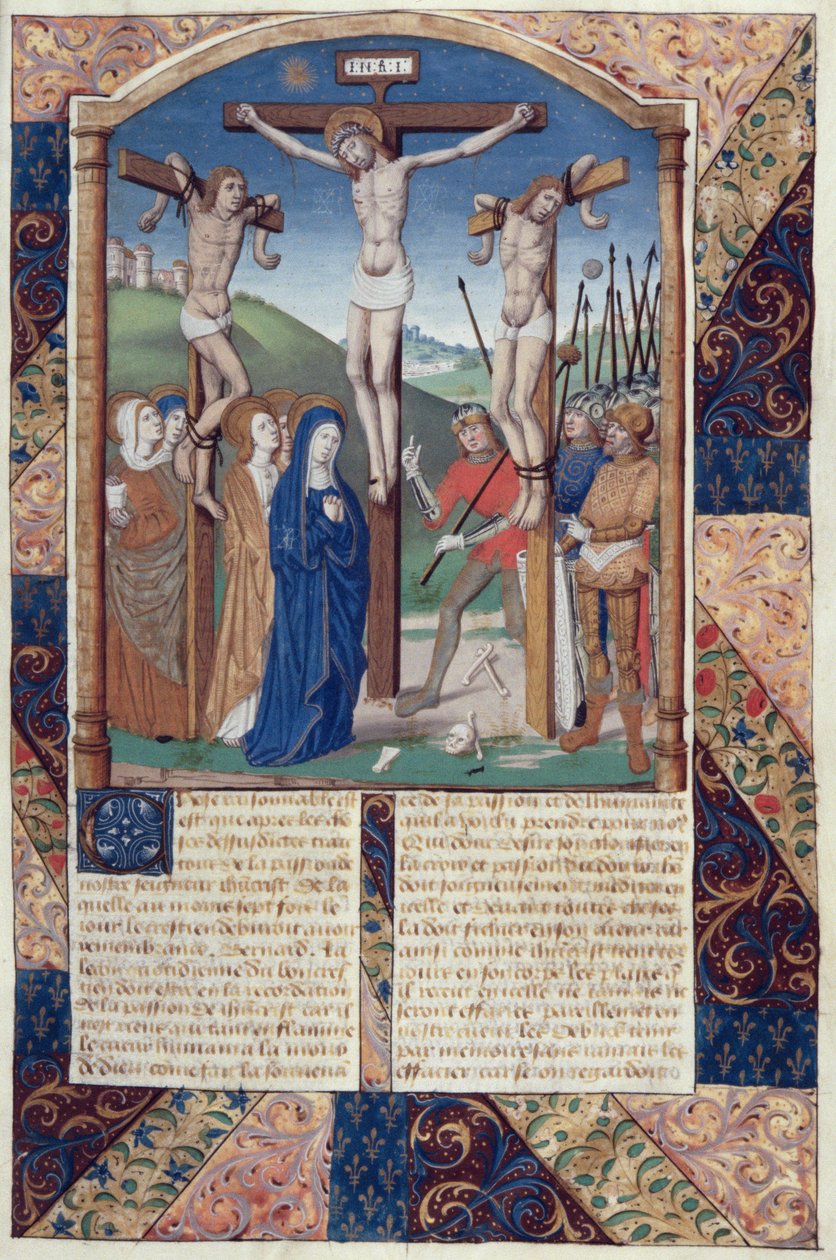 Ukřižování paní Hunterové 36, od Vita Christi, od Ludolfa Saského, kolem 1300-7778 od German School