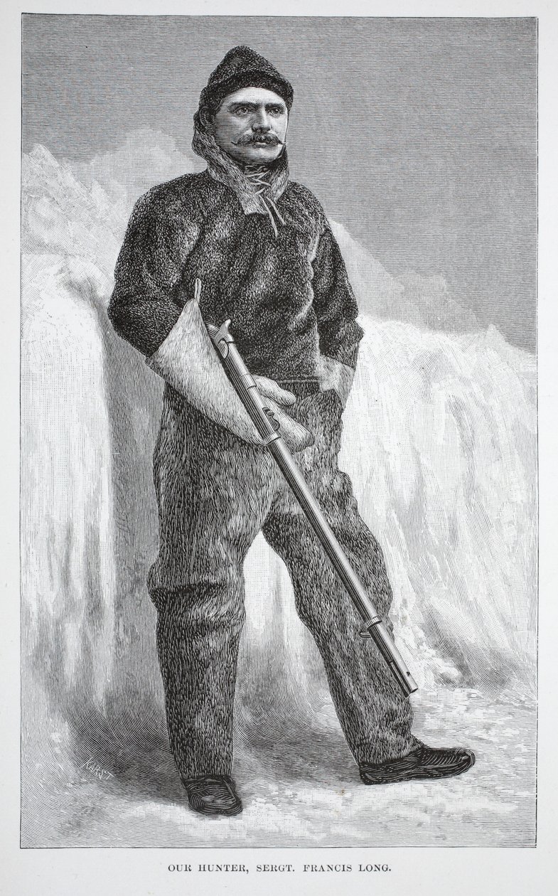 Náš lovec, seržant Francis Long, hospoda. Londýn 1886 od German School