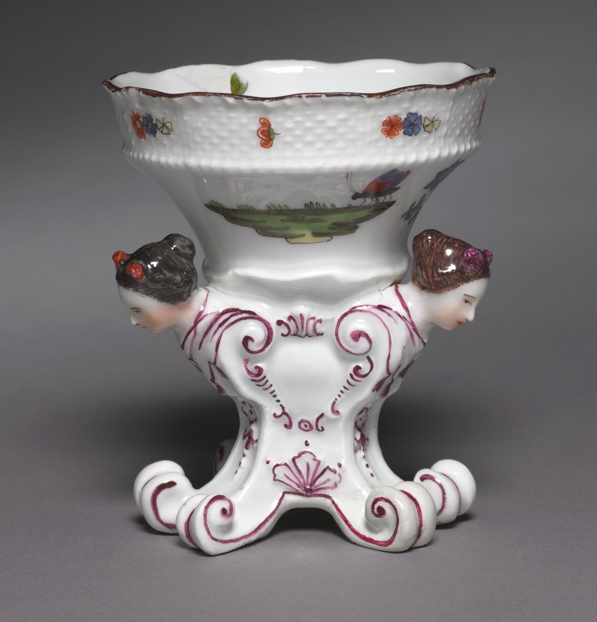 Pár solí ze služby Sulkowsky, výrobce Meissen Porcelain Factory, Německo, 1735-1756 od German School