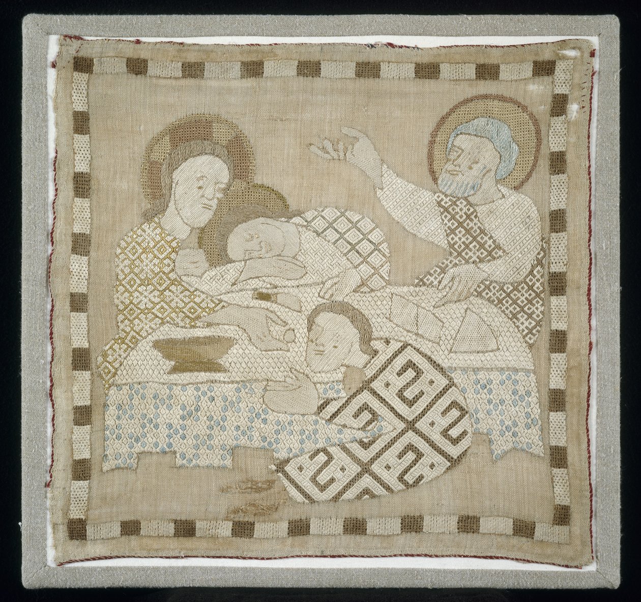 Část antependia zobrazující Poslední večeři, 1300-10 od German School