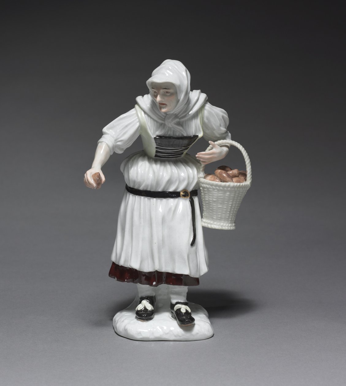Selská žena, výrobce Míšeňská porcelánka, Německo, model Johann Joachim Kändler od German School