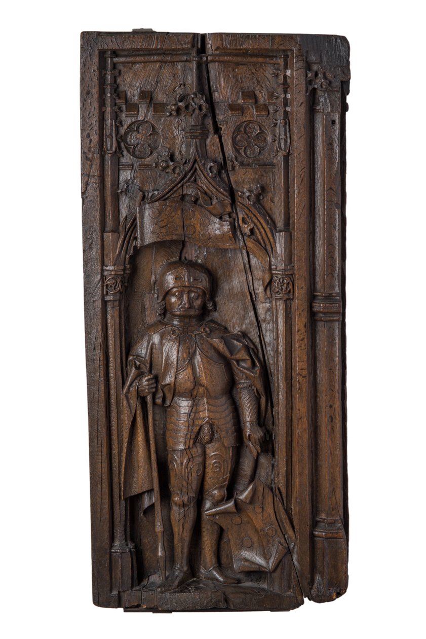Konec kůru s vyobrazením svatého Quirina z Neussu, asi 1485-1515 (dub) od German School