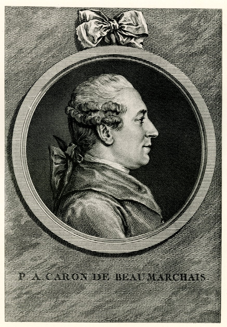 Pierre-Augustin Caron de Beaumarchais od German School