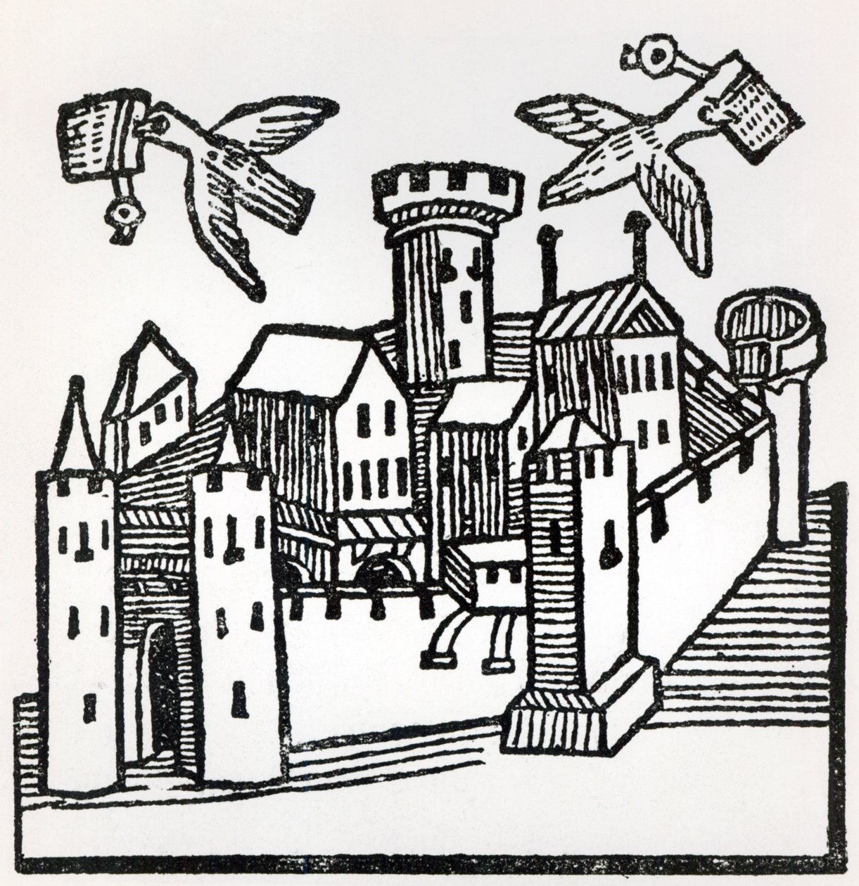Holubí pošta, 1488 od German School