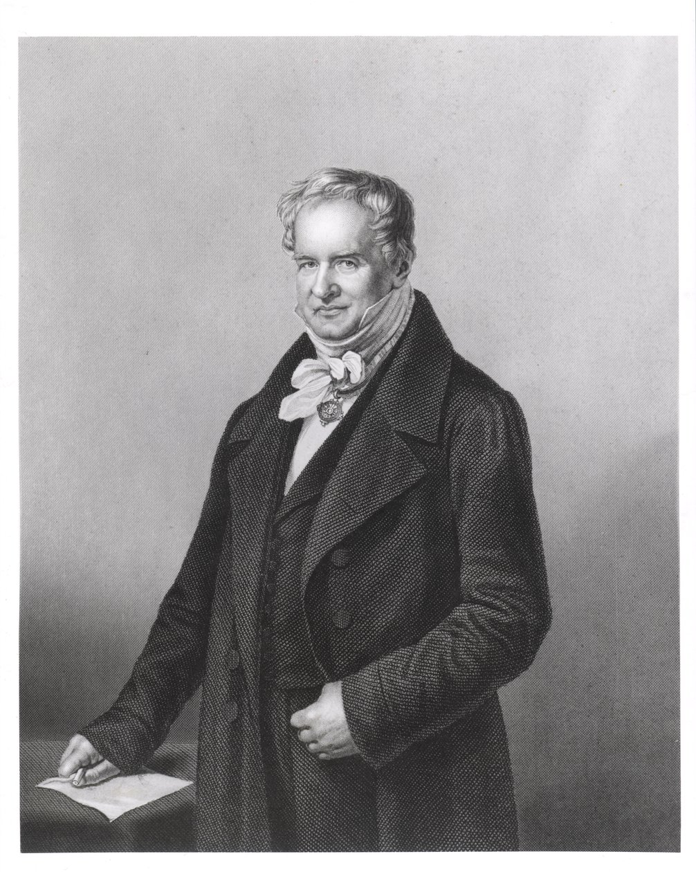 Portrét barona Alexandra von Humboldta (1769-1859) od German School