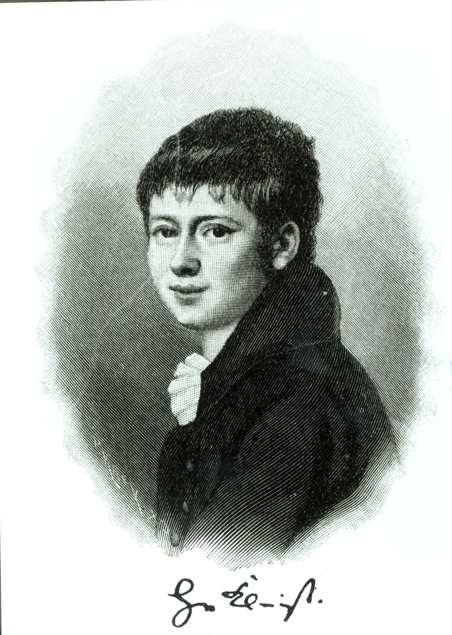 Portrét Heinricha von Kleista jako dítěte od German School