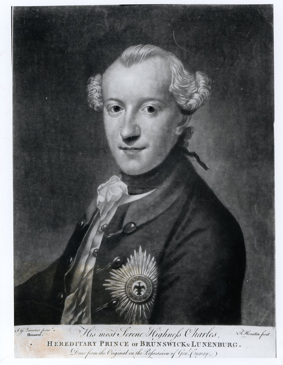 Portrét Jeho Nejjasnější Výsosti Karla (1735-1806), brunšvického prince, Luneburga a Wolfenbuttelu od German School