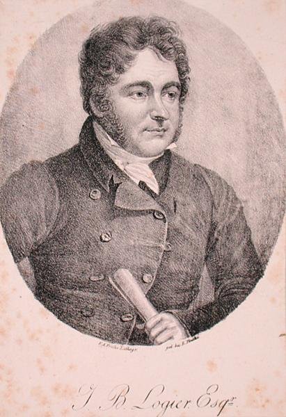 Portrét Johanna Bernharda Logiera (1777-1846) (rytina) od German School