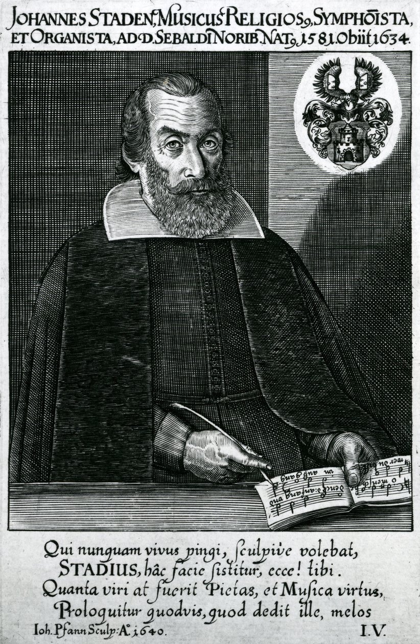 Portrét Johanna Stadena (1581-1634) od German School